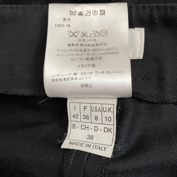 EMILIO PUCCI | Black Pants Gold Buttons 8 - Picture 6 of 7